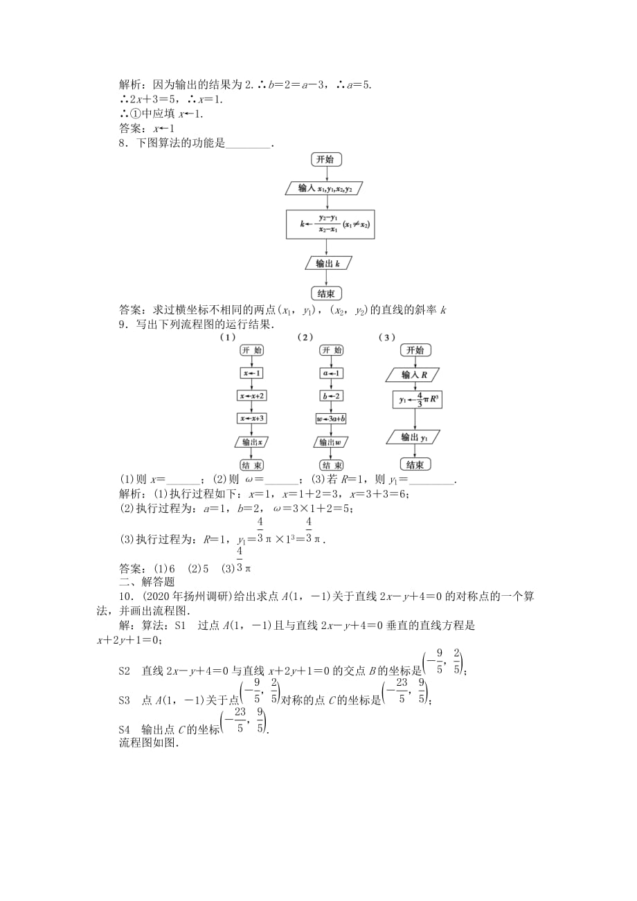 【优化方案】2020高中数学 第1章1.2.1知能优化训练 苏教版必修3（通用）_第4页