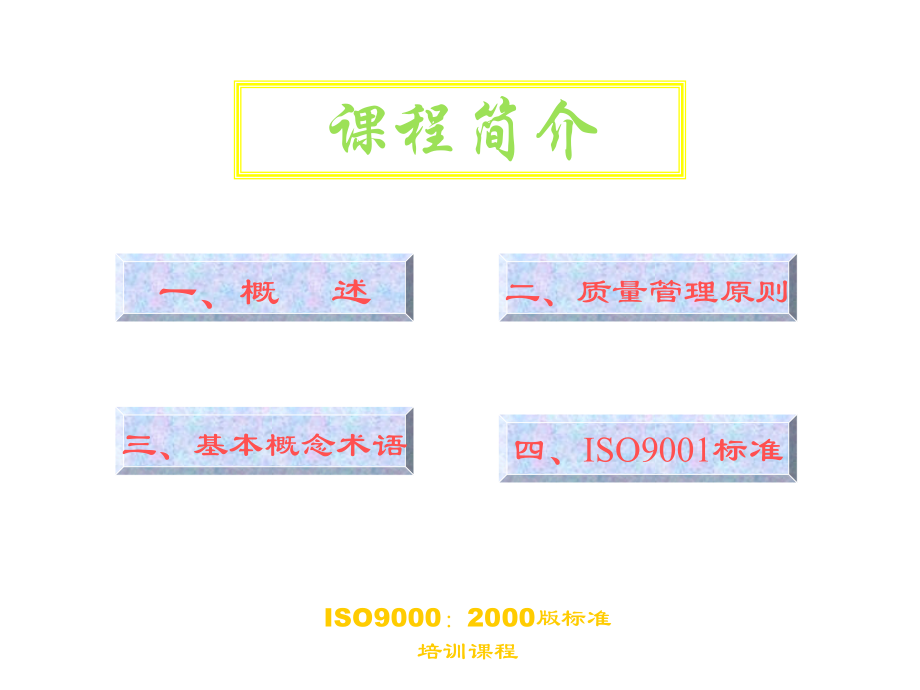 202X年ISO9000：2000版标准培训课程_第2页