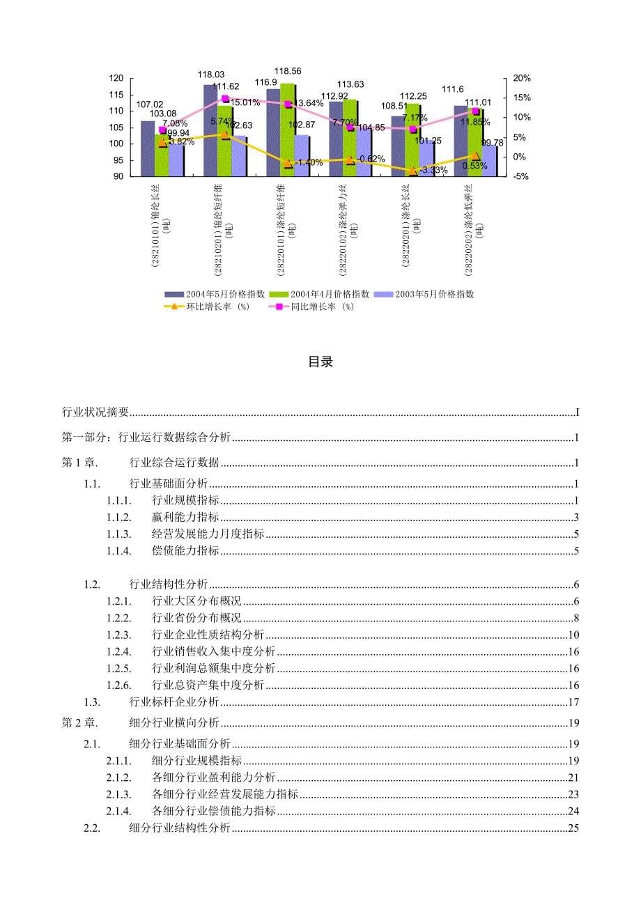 202X年合成纤维制造行业数据报告_第5页