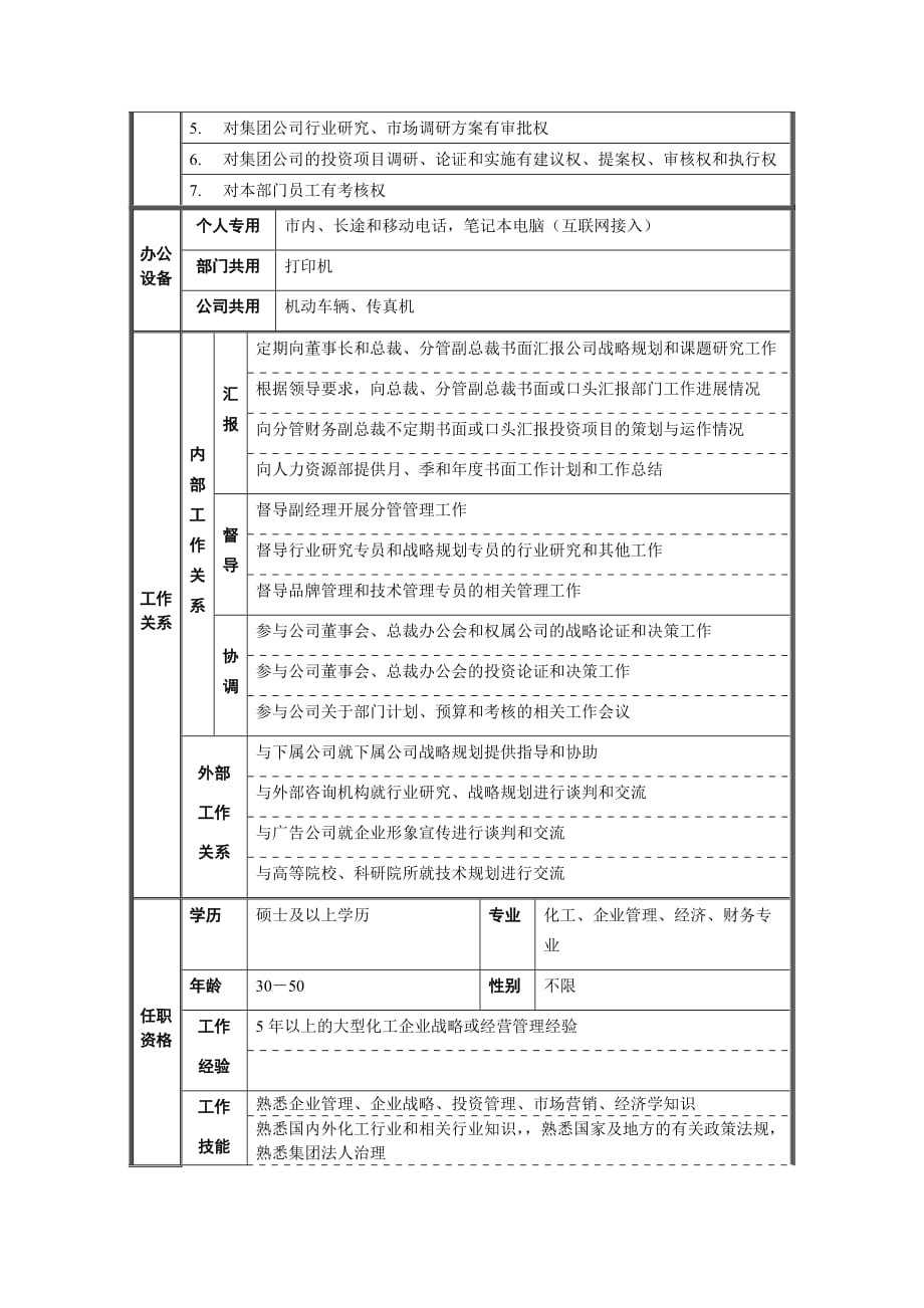 202X年发展战略及职位说明书汇总26_第2页