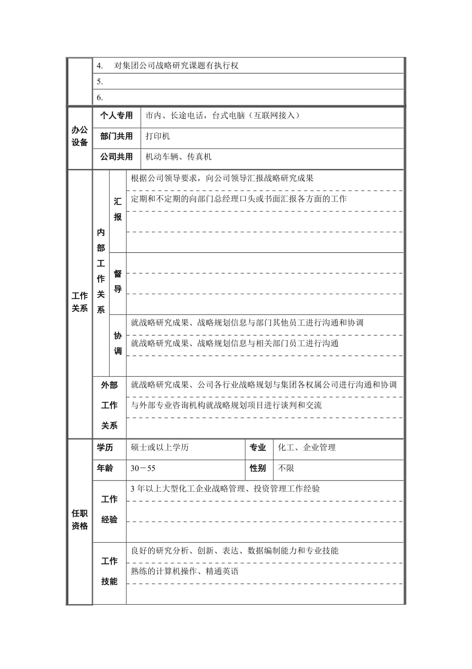 202X年发展战略及职位说明书汇总21_第2页