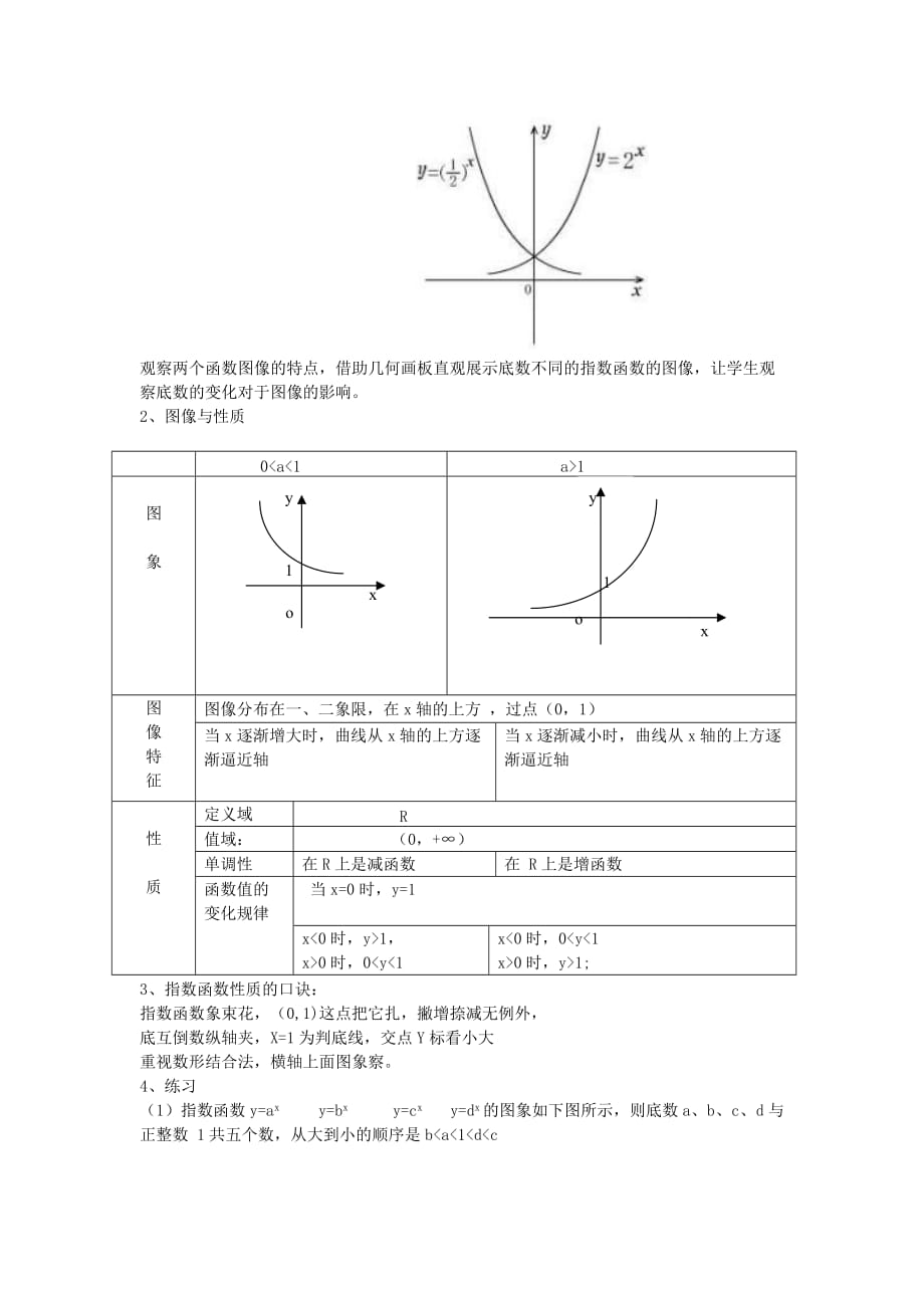 高中数学《指数函数》教案5 苏教版必修1（通用）_第3页