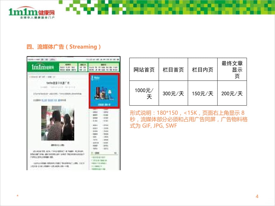 mm健康网广告形式及价格ppt课件_第4页