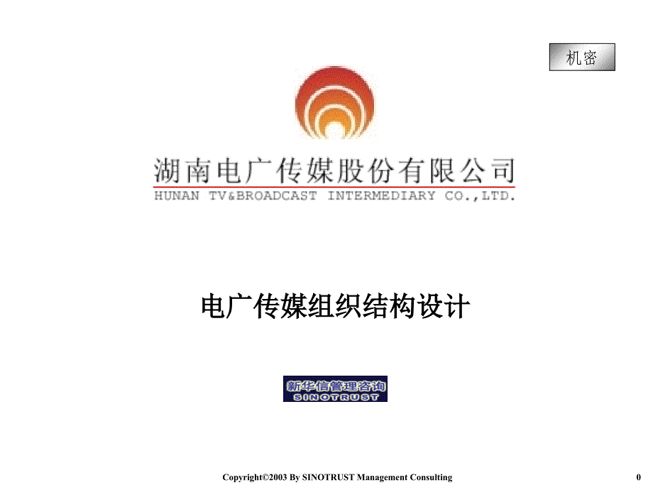 202X年湖南电广传媒公司组织结构设计_第1页