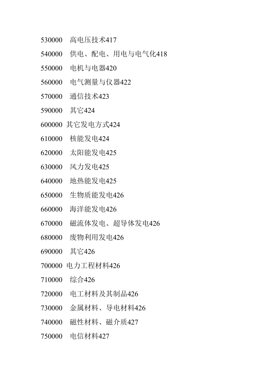 202X年DLT517-93电力科技成果分类与代码_第4页