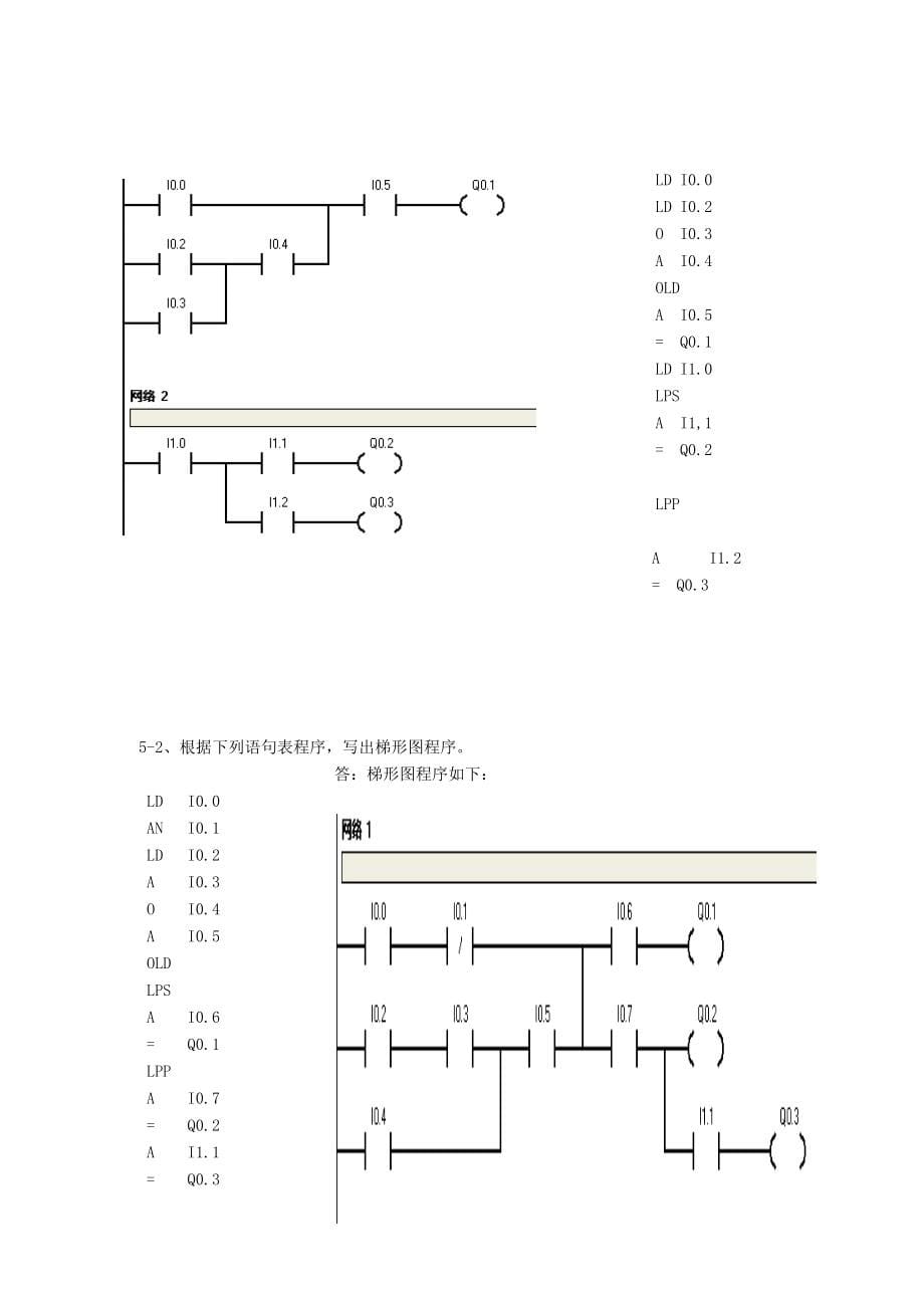 可编程控制器原理与应用习题答案_第5页