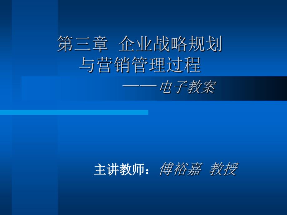 202X年企业战略规划与营销管理过程_第1页