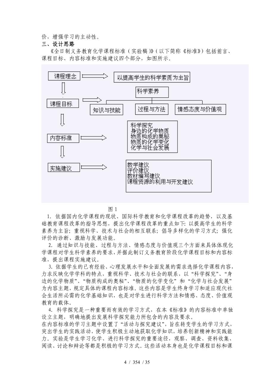 义务教育化学课程标准修订稿_第4页