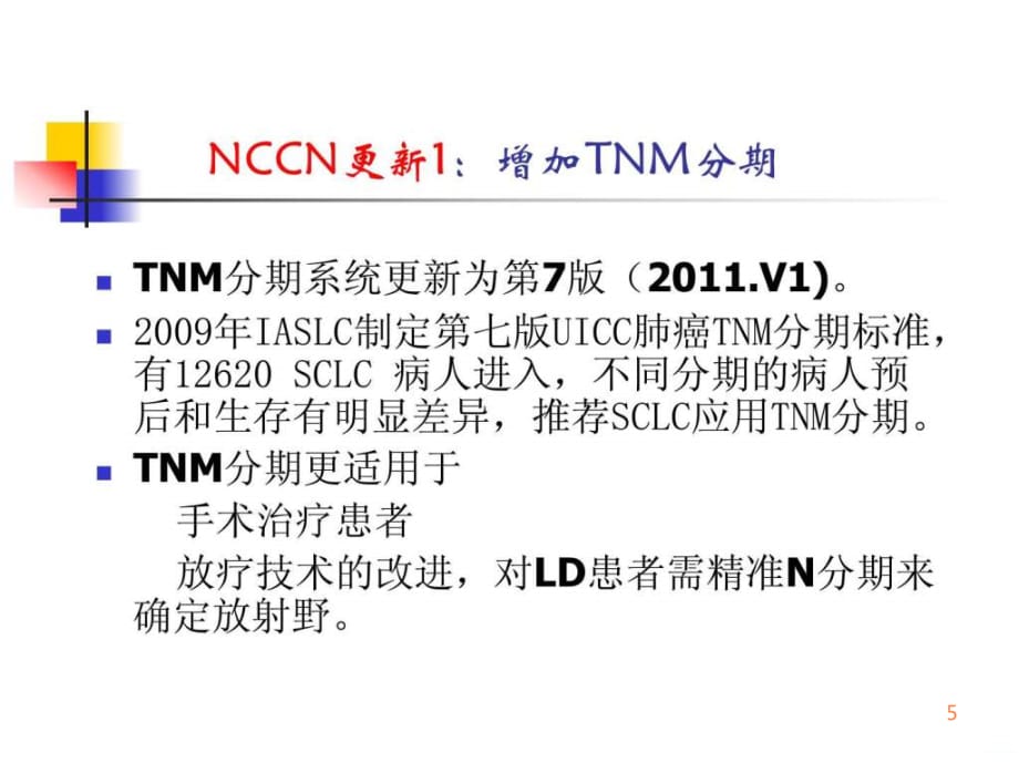 年NCCN小细胞肺癌治疗指南 (广州)ppt课件_第5页