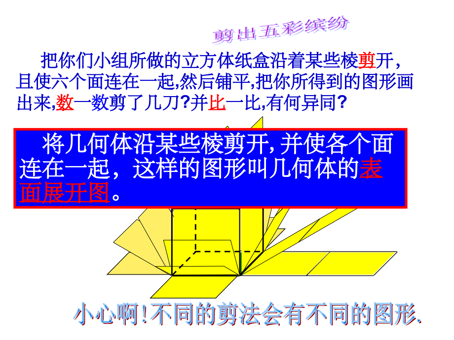 简单几何体表面展开图ppt精选课件_第2页