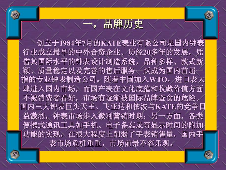 202X年KATE手表广告策划书_第3页