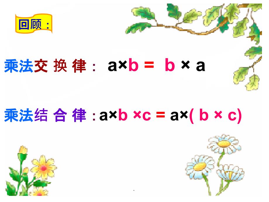 苏教版小学数学四年级下册乘法分配律精PPT课件_第2页