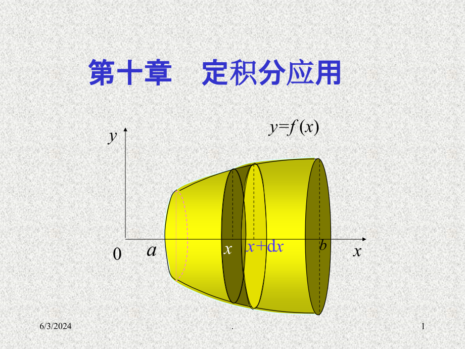 数学分析-定积分应用PPT课件_第1页