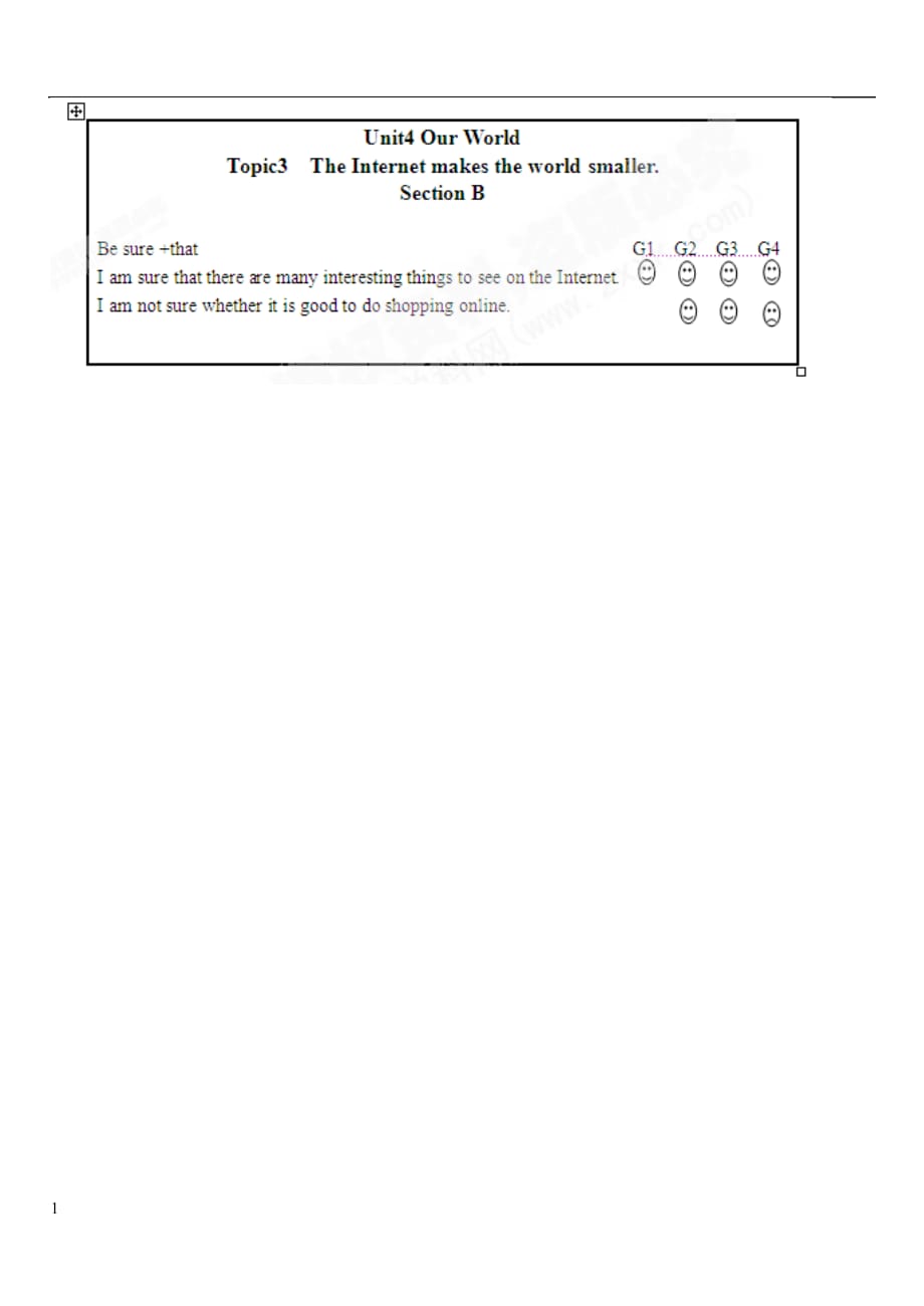 八年级上册：Unit4Topic3SB教案教学教案_第4页