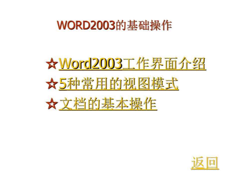 202X年Word2003基础操作讲义_第3页