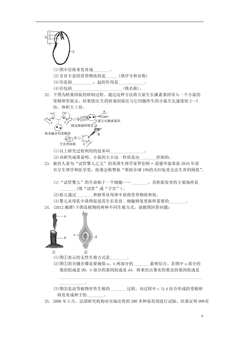 浙江省苍南县九年级科学阶段性学业水平检测（三）（无答案）.doc_第4页