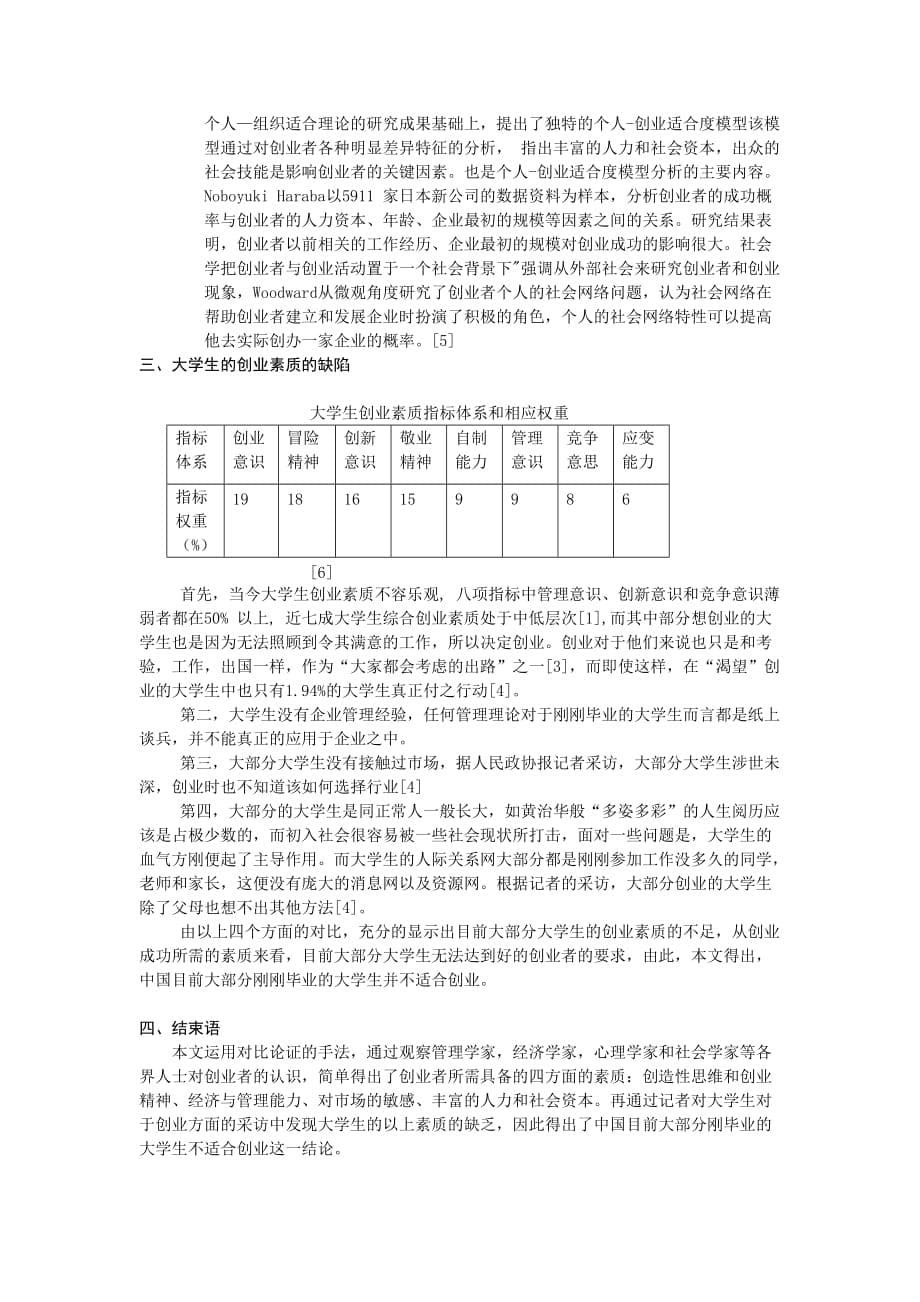 大学生是否适合创业_第5页