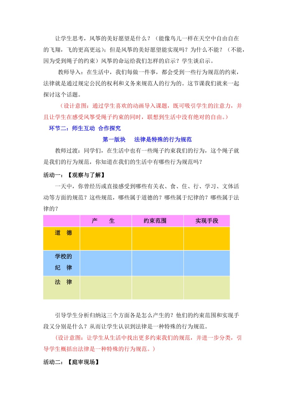 法律规定公民的权利和义务教学设计_第2页