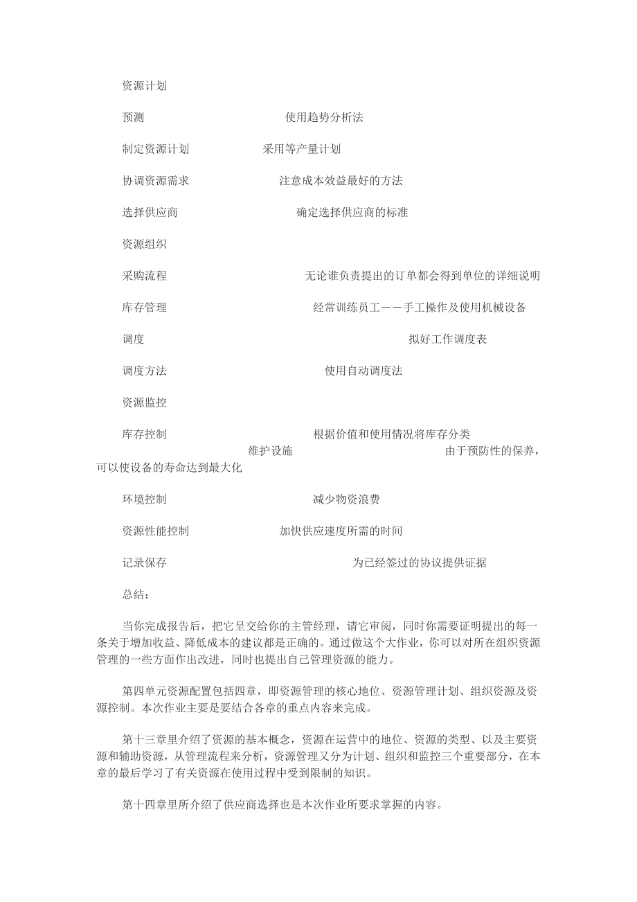 资源与运营管理作业参考答案2_第4页