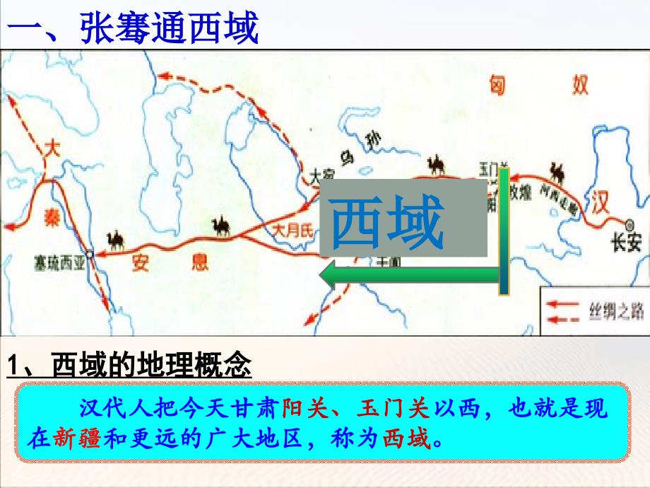 人教版七年级历史上册第14课 沟通中外文明的“丝绸之路”_第3页