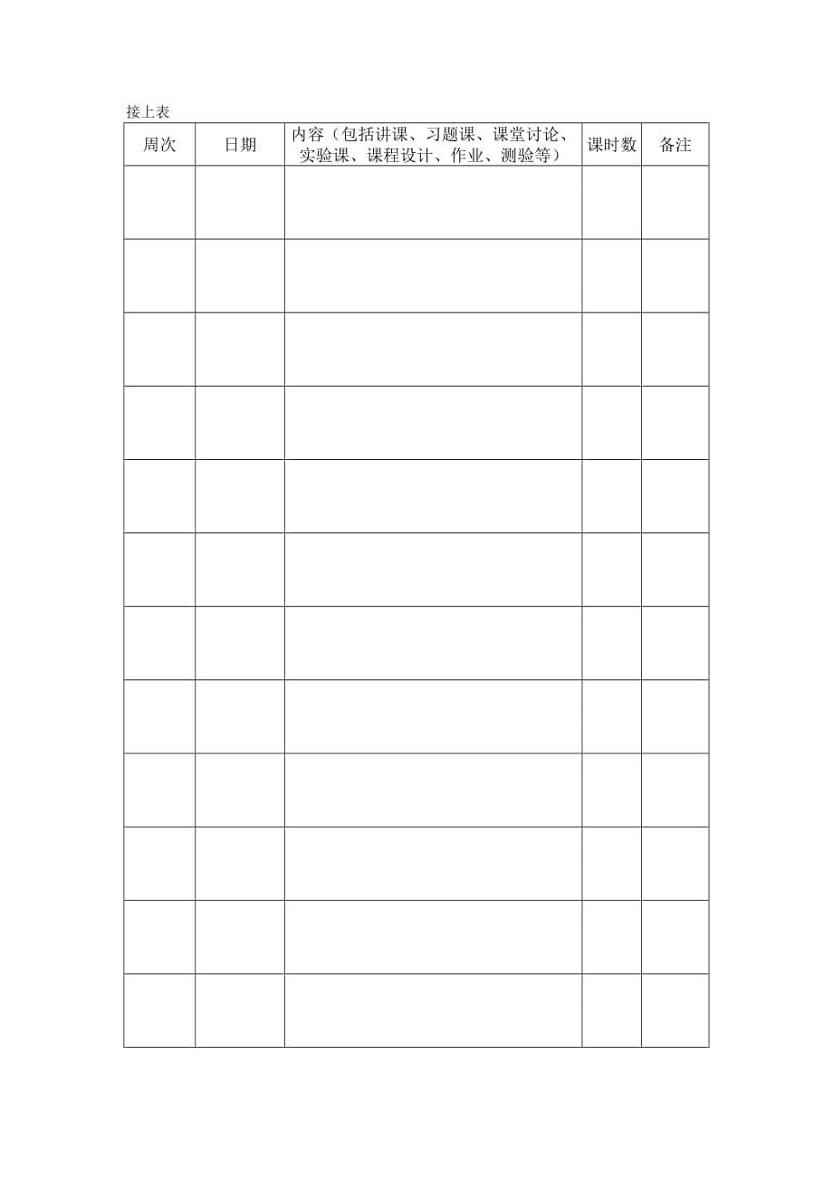 新南昌大学教案模板_第5页