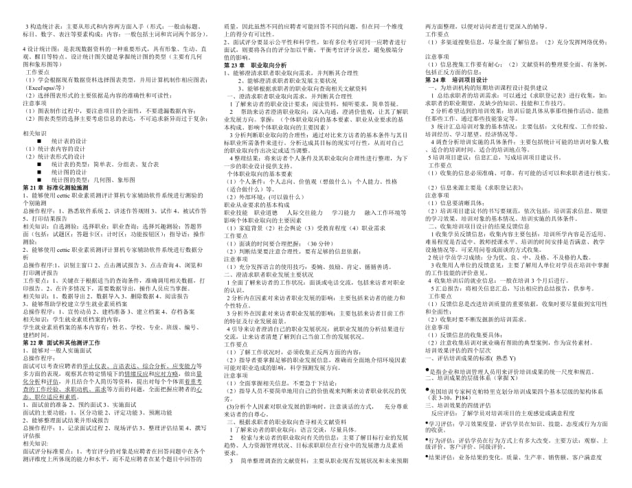 助理职业指导师新操作课本归纳_第4页