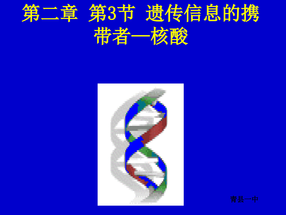 遗传信息的携带者核酸最新教学材料_第2页