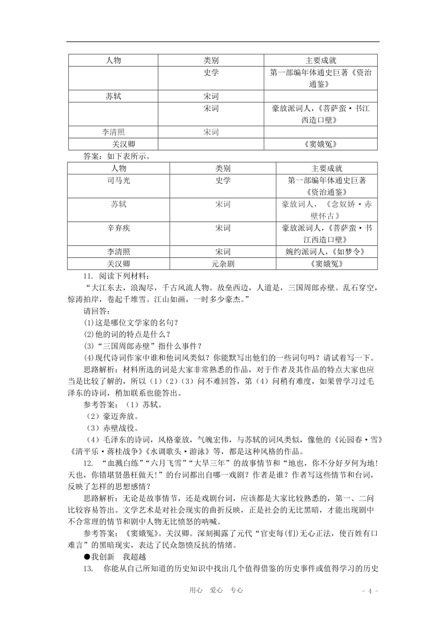 七年级历史下册 《繁荣的宋元文化》同步练习2 北师大版.doc_第4页