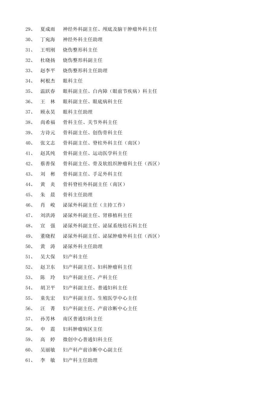 新一届临床医技科室负责人_第2页