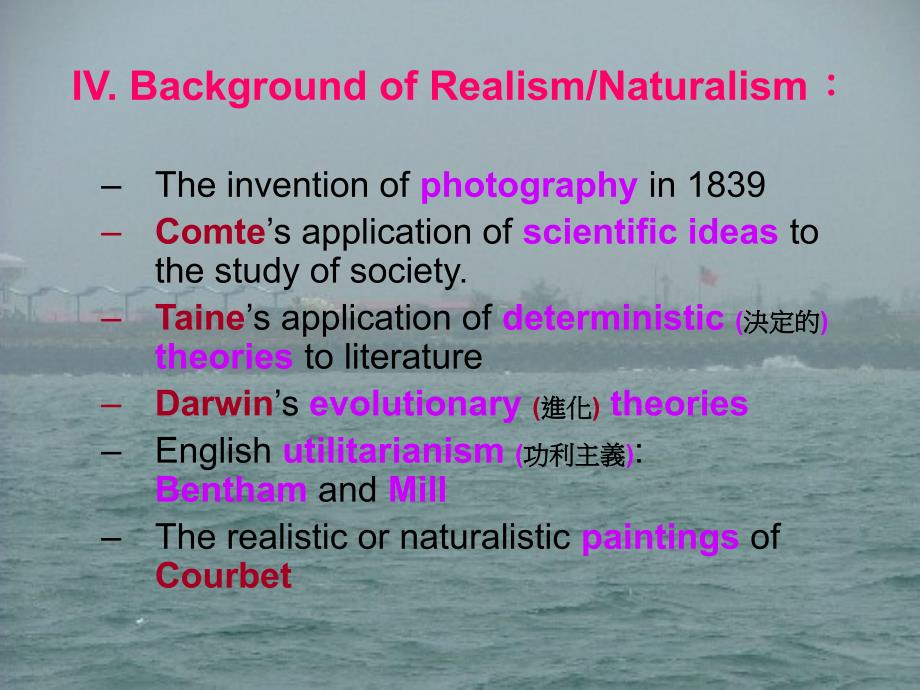 文学的写实主义与自然主义Realismand说课材料_第4页