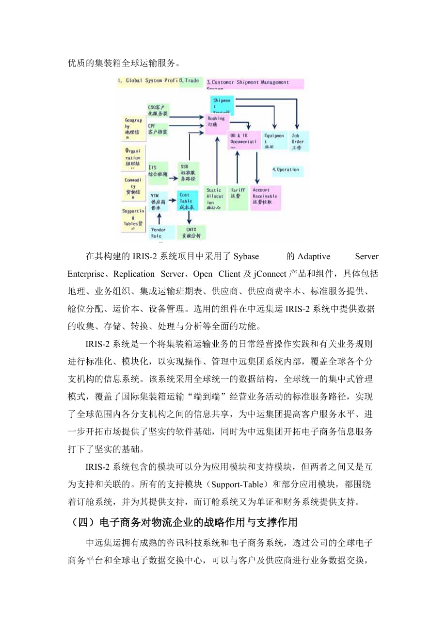 管理信息化中远集装箱运输公司电子商务物流_第2页