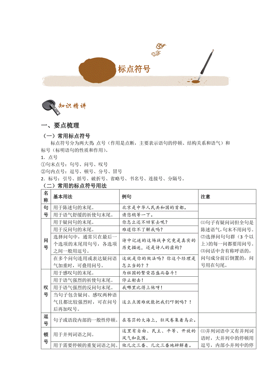 初中语文标点符号_第1页