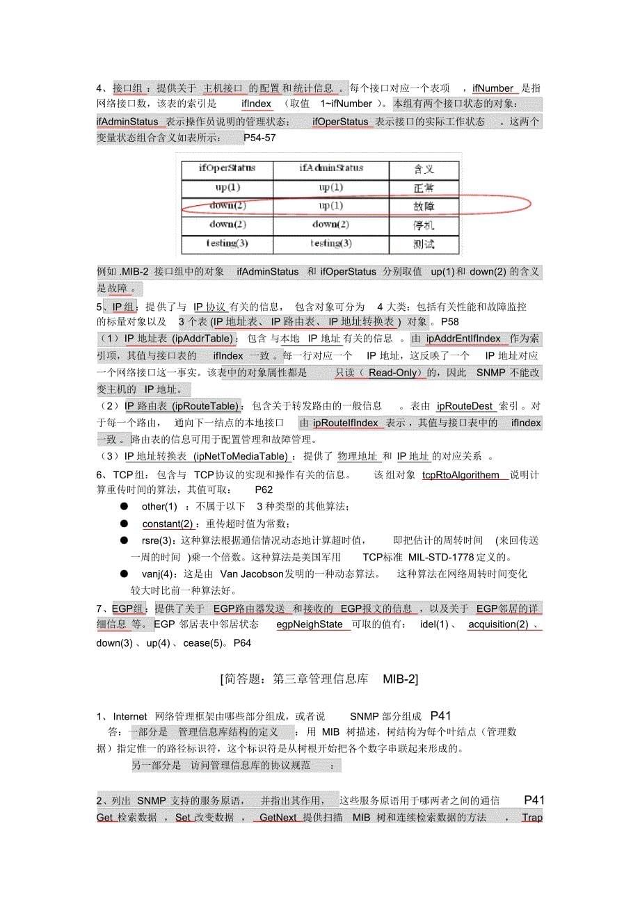 管理信息库mib-2填空题[汇编]_第5页