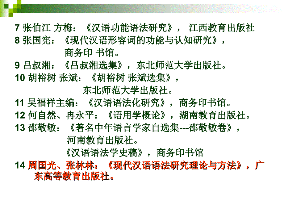 现代汉语语法研究一课件上课讲义_第4页