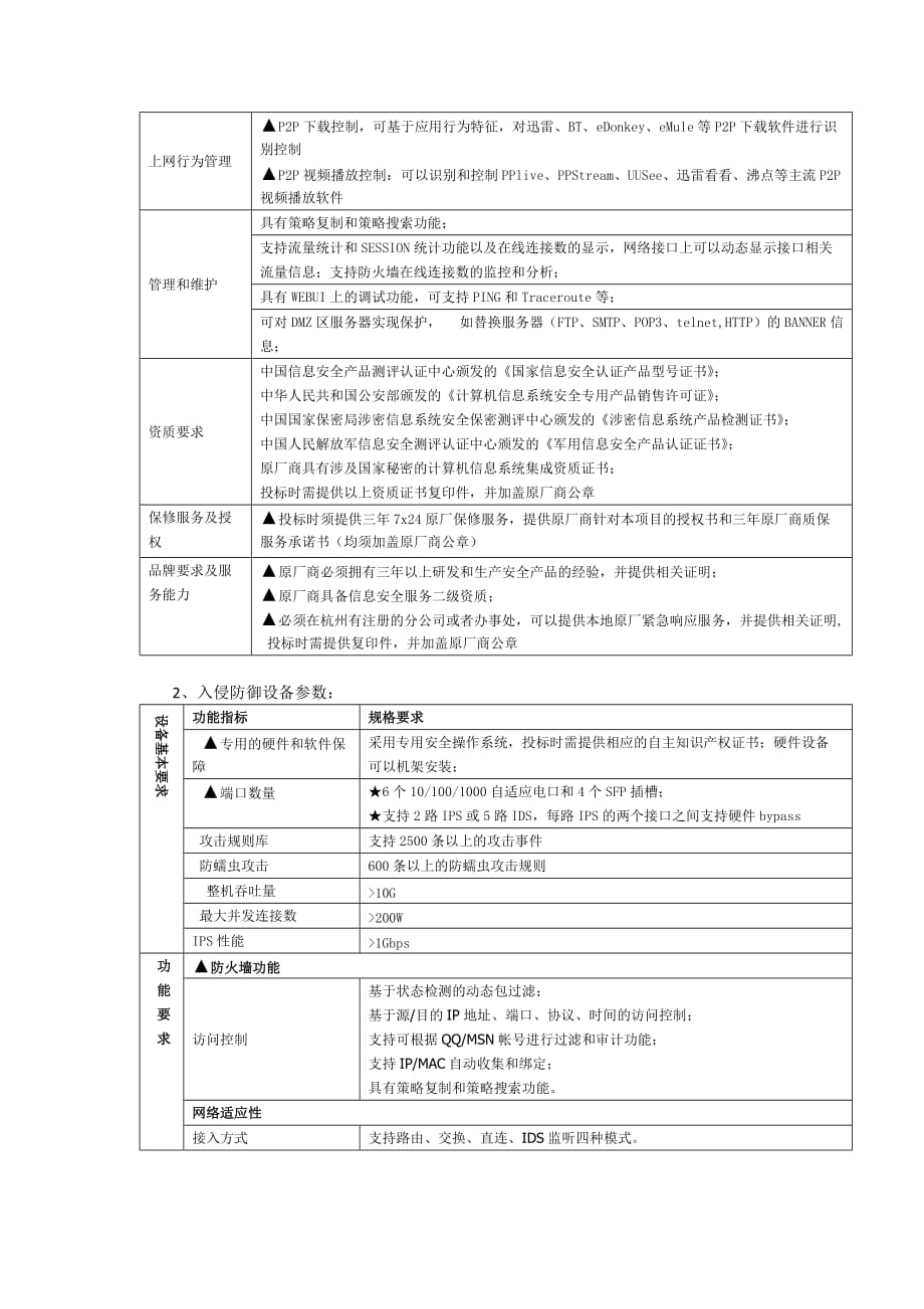 管理信息化云和县电子政务网络安全设备征求意见_第2页