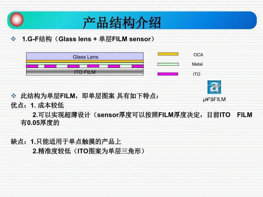 电容式触摸屏的结构设计及工艺流程资料.ppt_第5页