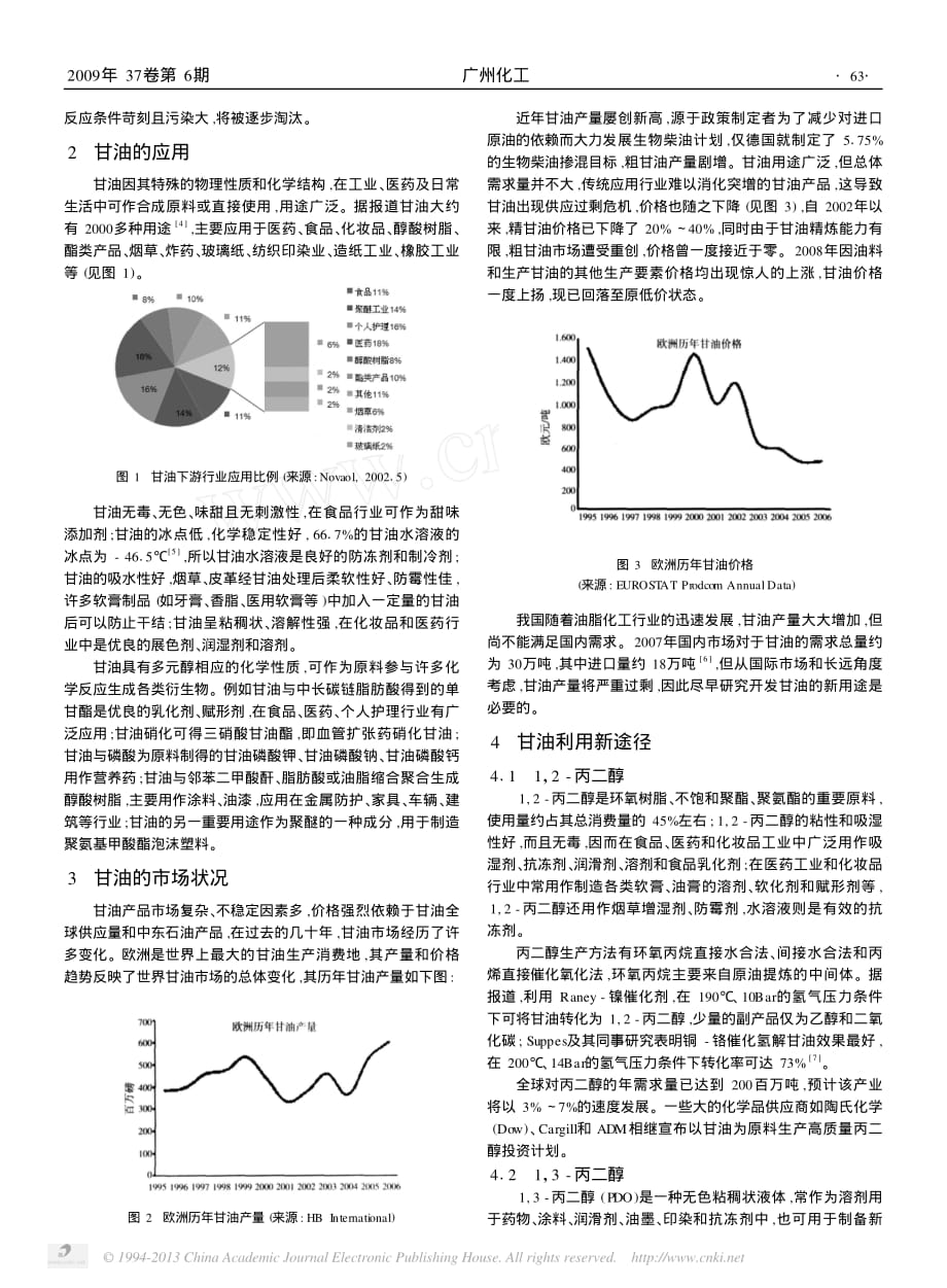 甘油的生产应用现状及技术开发新进展.pdf_第2页