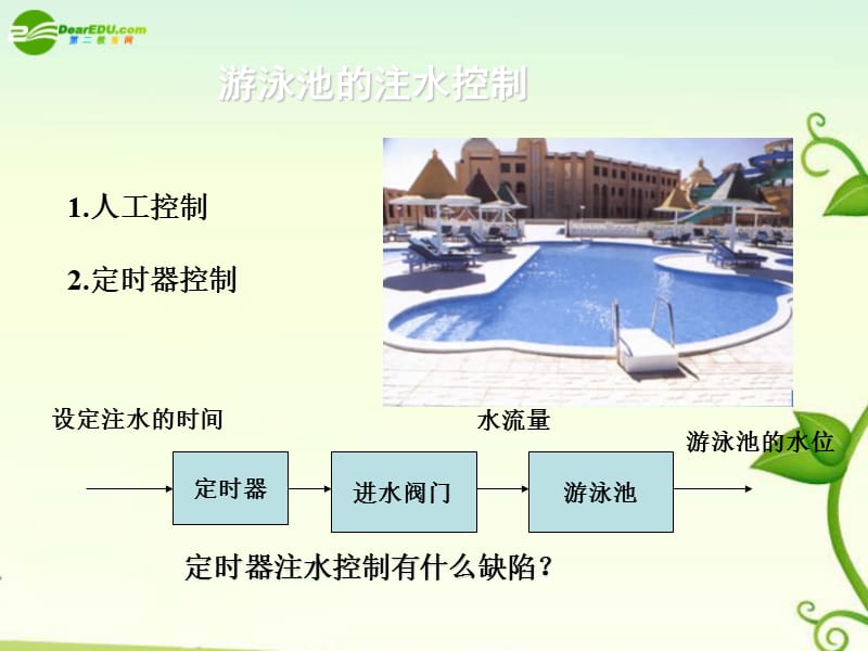 游泳池的注水控制教学讲义_第2页