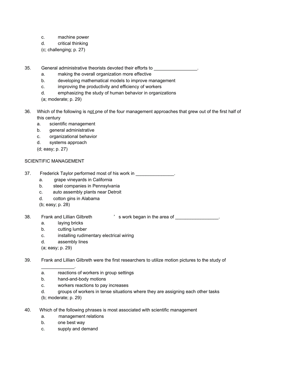 管理学chapter2测试题[汇编]_第4页