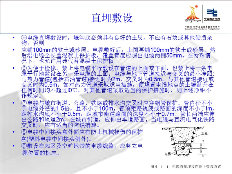 电缆的敷设方式一般分为直埋敷设电缆沟敷设电缆隧道敷设排管敷设_第4页