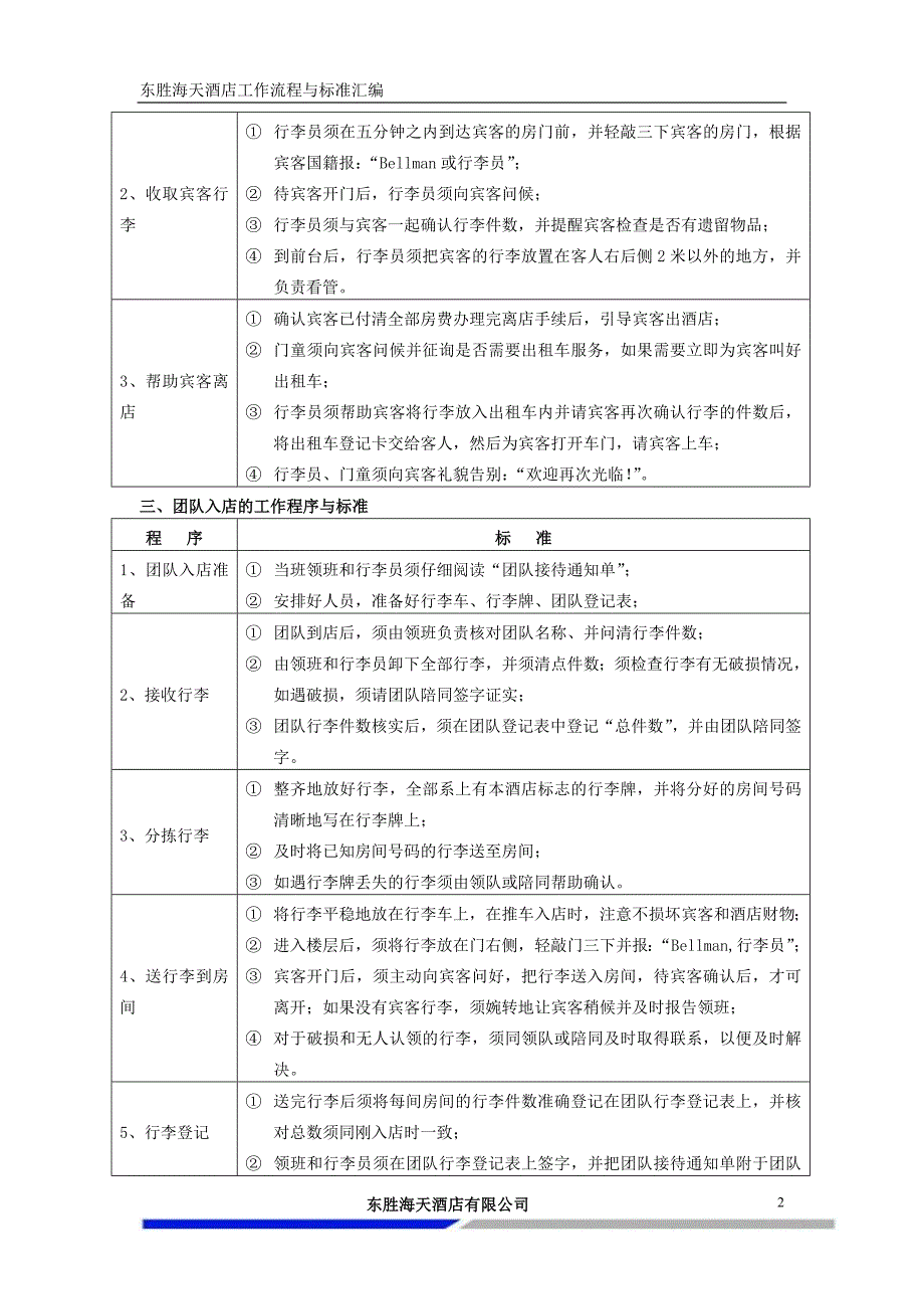 (酒类资料)五星级酒店前厅部工作流程_第2页