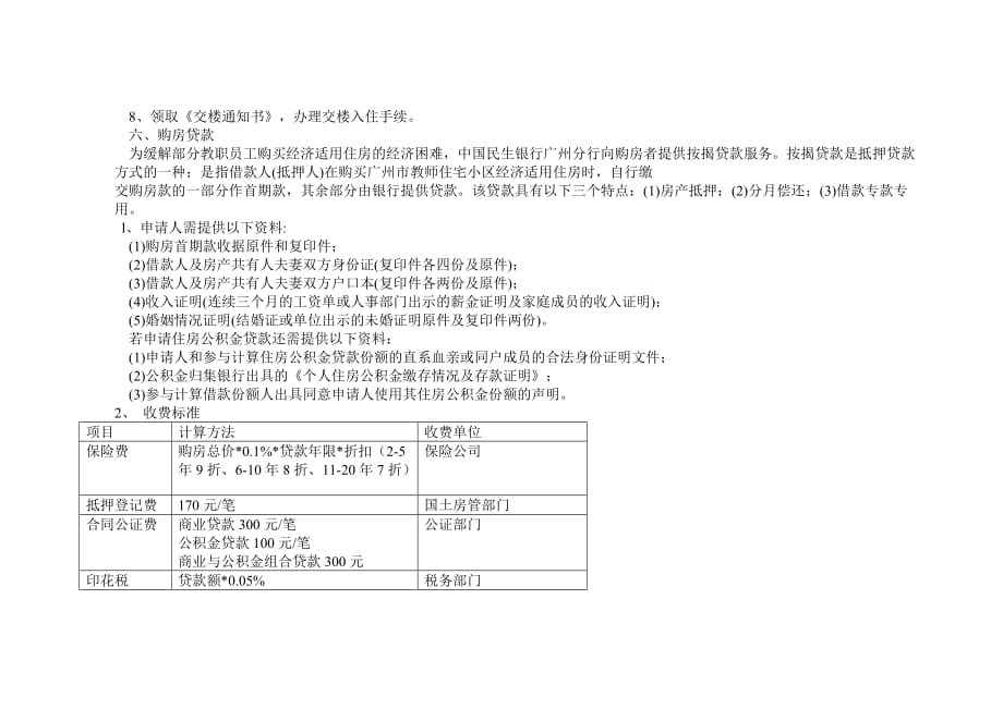 (房地产经营管理)某市市教师住宅小区经济适用住房购买须知_第3页