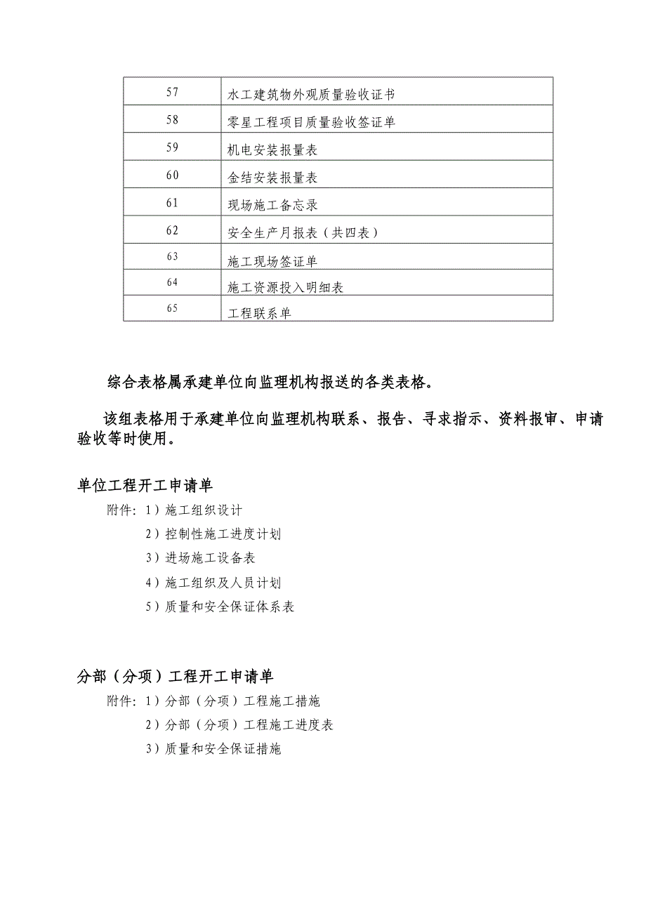 (水利工程)水利水电建设工程综合表_第4页