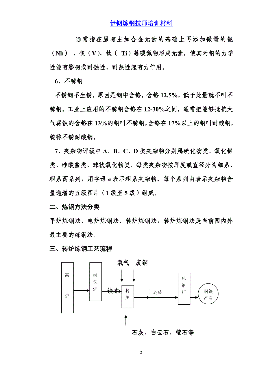 (冶金行业)冶金炼钢培训手册范本_第2页