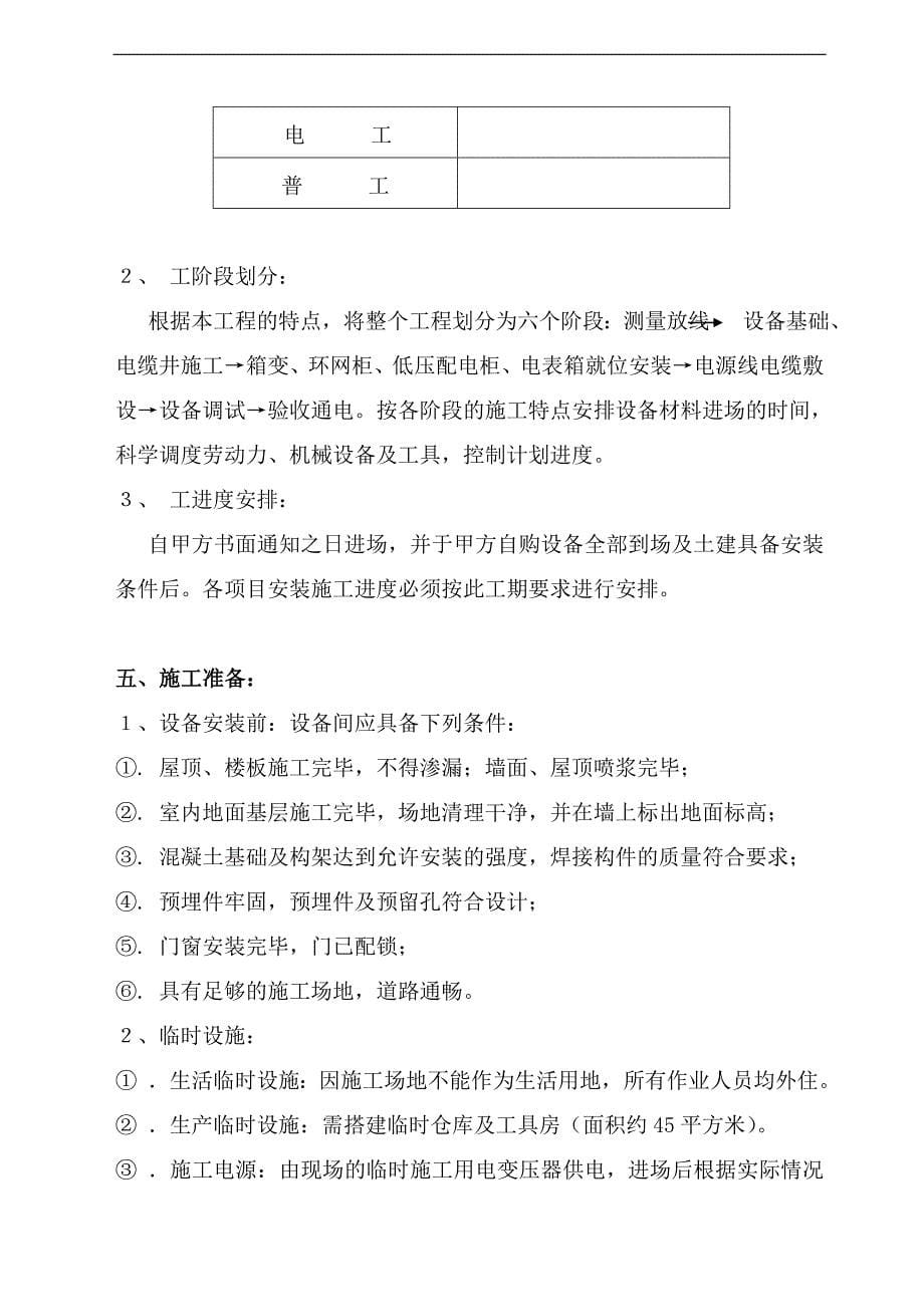 (工程设计)某小区供配电工程施工组织设计DOC39页)_第5页