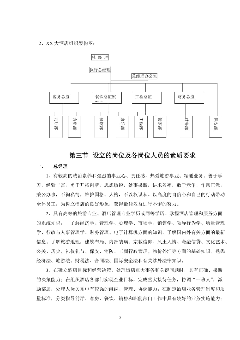 (酒类资料)(酒类资料)酒店总经理室管理规范_第2页