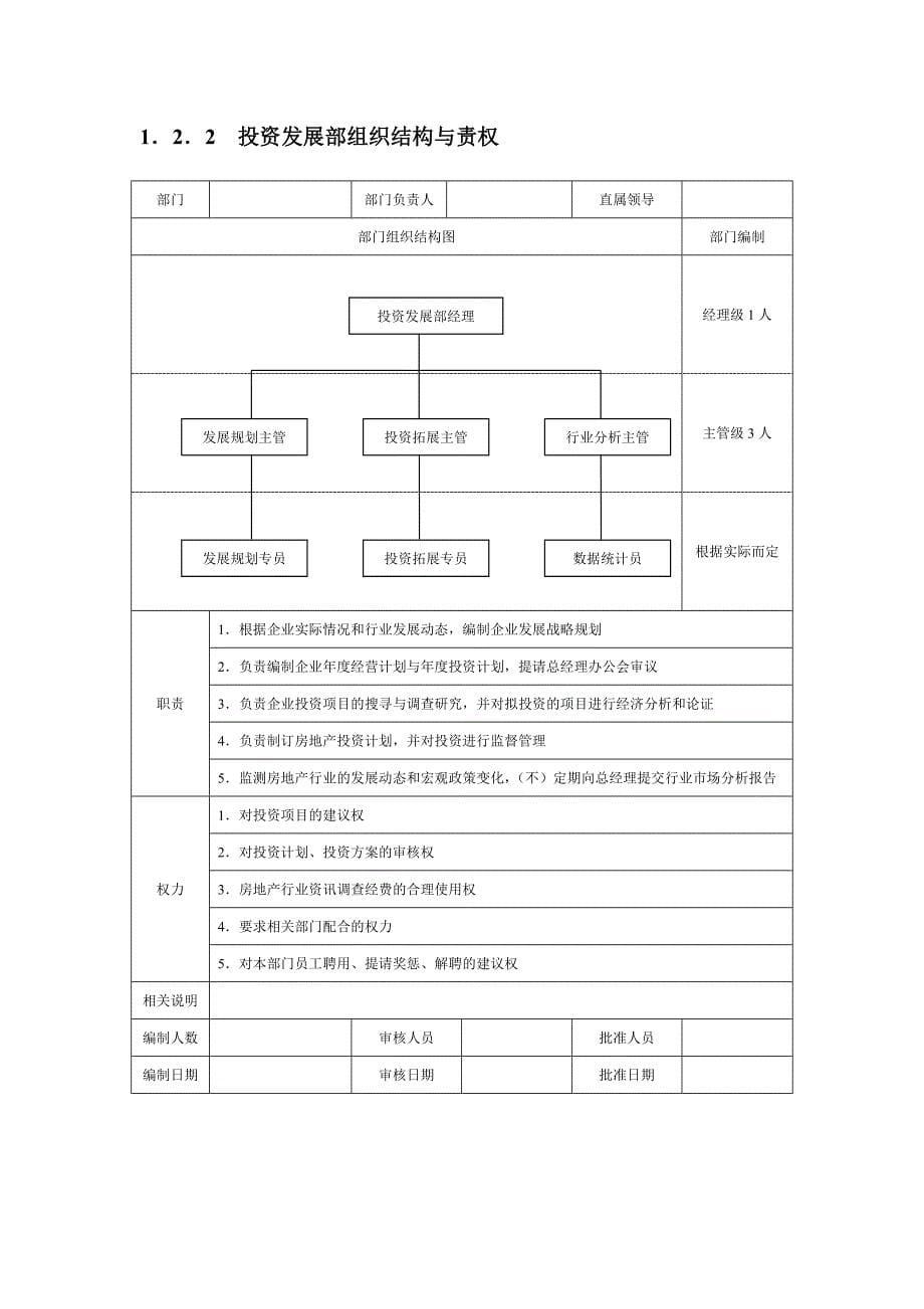 (房地产经营管理)房地产企业组织结构设计_第5页