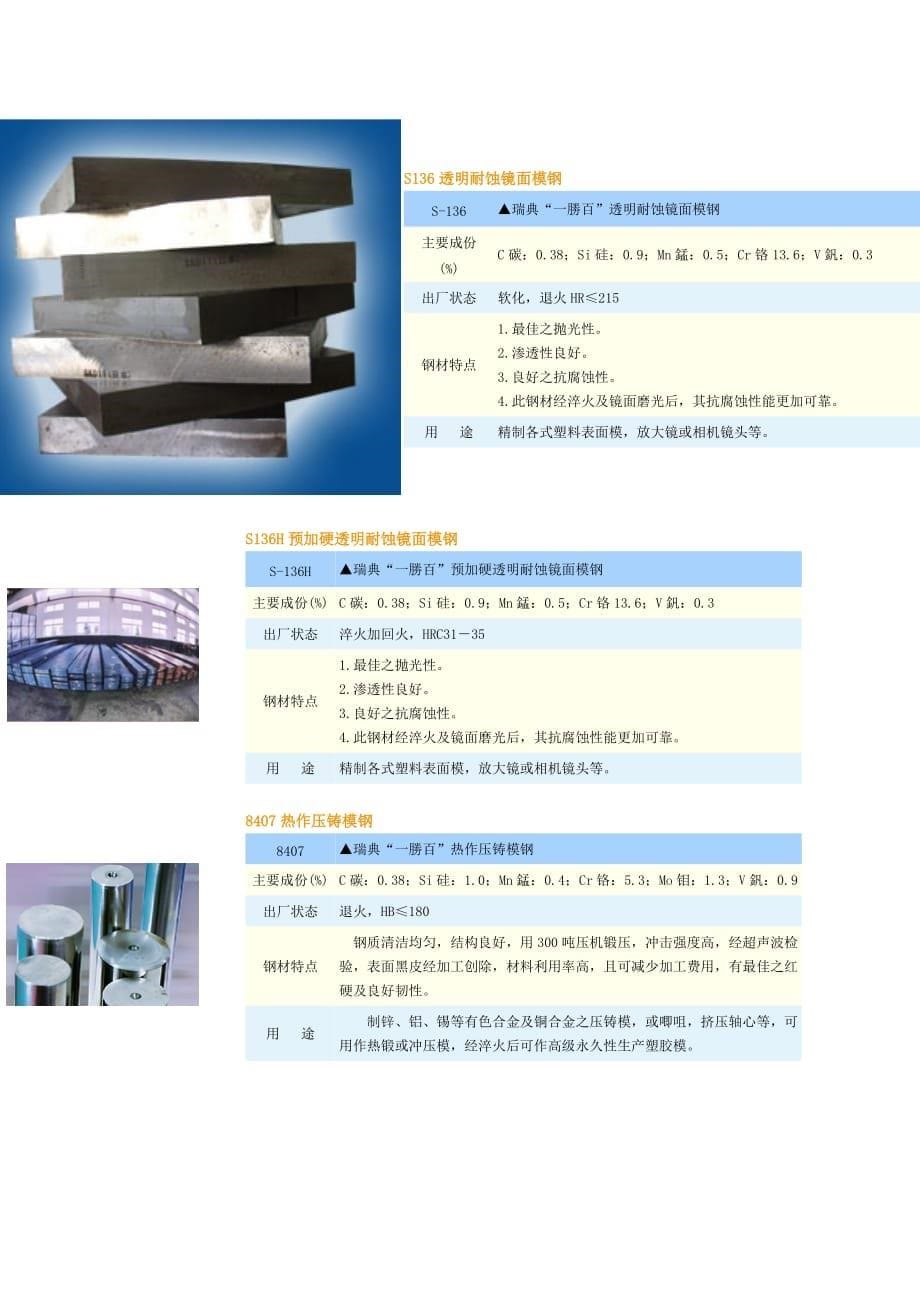 (模具设计)塑胶模具常用的钢料_第5页