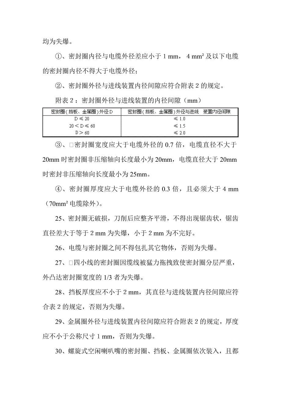 (电气工程)某焦煤集团防爆电气设备检查标准_第5页