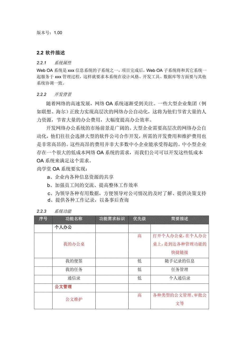 管理信息化系统需求说明书页_第5页